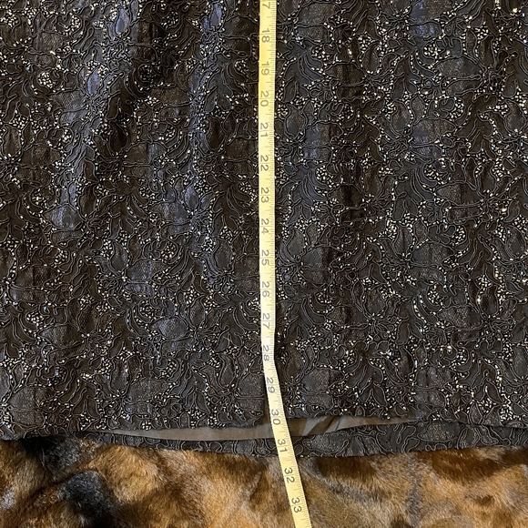 Carmen Marc Valvo Size 14 Strapless Dress & Jacket - Picture 6 of 7